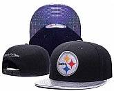 Steelers Team Logo Black M&N Adjustable Hat GS,baseball caps,new era cap wholesale,wholesale hats